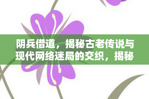 阴兵借道，揭秘古老传说与现代网络迷局的交织，揭秘古老传说与现代网络迷局的交织，阴兵借道