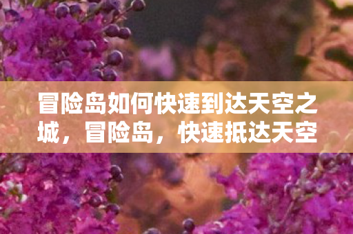 冒险岛如何快速到达天空之城图片