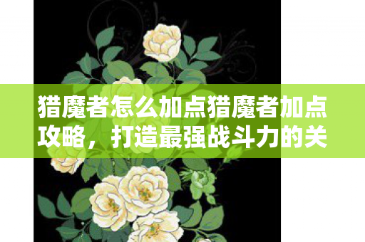 猎魔者怎么加点猎魔者加点攻略，打造最强战斗力的关键，猎魔者加点攻略，打造最强战斗力的关键