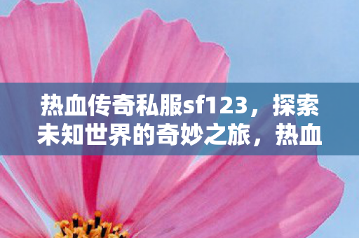热血传奇私服sf123，探索未知世界的奇妙之旅，热血传奇私服sf123，探索未知世界的奇妙之旅