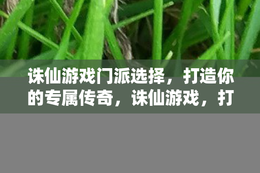诛仙游戏门派选择，打造你的专属传奇，诛仙游戏，打造专属传奇，门派选择是关键
