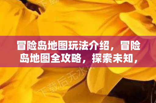 冒险岛地图玩法介绍图片