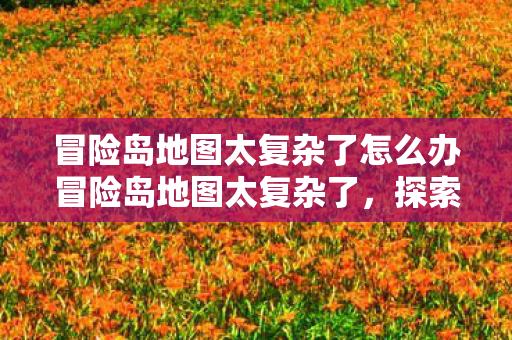 冒险岛地图太复杂了怎么办冒险岛地图太复杂了图片