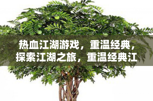 热血江湖游戏，重温经典，探索江湖之旅，重温经典江湖，探索热血之旅