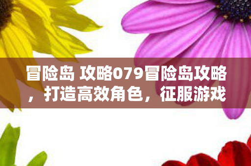 冒险岛 攻略079冒险岛攻略，打造高效角色，征服游戏世界，冒险岛079版攻略，打造高效角色，征服游戏世界