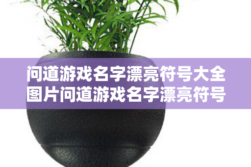 问道游戏名字漂亮符号大全图片问道游戏名字漂亮符号大全图片