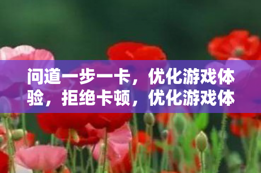 解决一步一卡的困扰图片