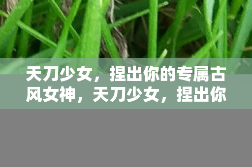 天刀少女，捏出你的专属古风女神，天刀少女，捏出你的专属古风女神形象