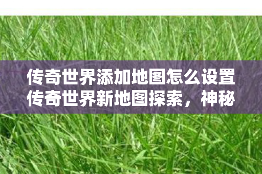 传奇世界添加地图怎么设置传奇世界新地图探索，神秘遗迹的奥秘，传奇世界，探索新地图，揭秘神秘遗迹的奥秘