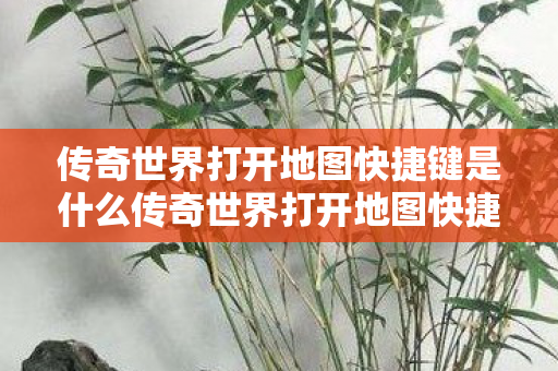 传奇世界打开地图快捷键是什么传奇世界打开地图快捷键，掌握便捷，畅游奇幻世界，传奇世界，掌握打开地图快捷键，畅游奇幻世界