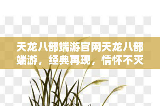 天龙八部端游官网天龙八部端游图片