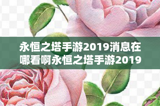 永恒之塔手游2019消息在哪看啊永恒之塔手游2019最新资讯获取指南图片