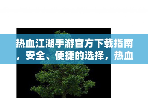 热血江湖手游官方下载指南图片