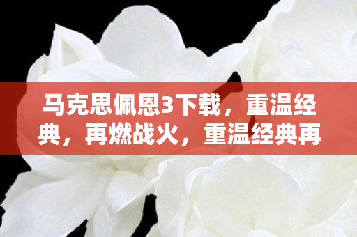 马克思佩恩3下载，重温经典，再燃战火，重温经典再燃战火，马克思佩恩3下载