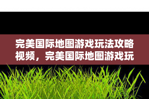 完美国际地图游戏玩法攻略视频图片