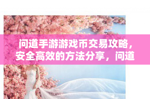 问道手游游戏币交易安全高效攻略图片