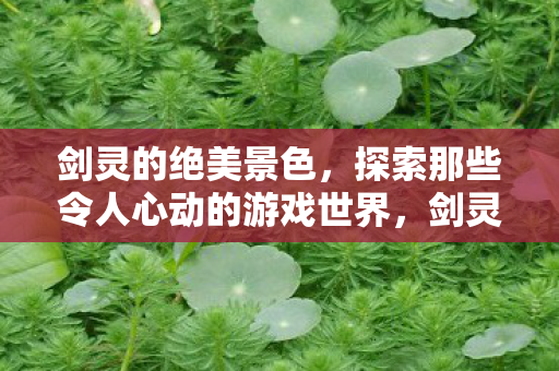 探索那些令人心动的游戏世界图片
