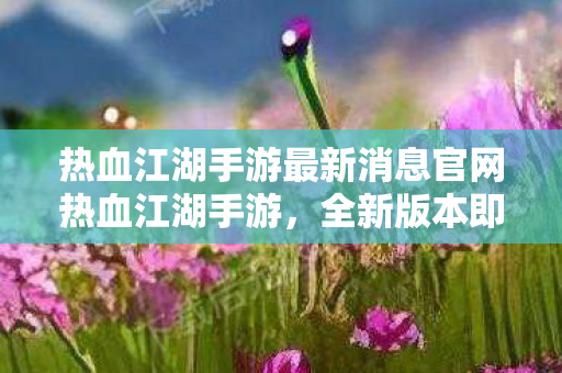 热血江湖手游最新消息官网热血江湖手游图片