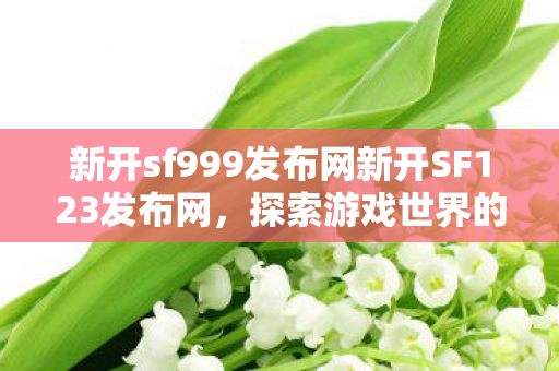 新开sf999发布网新开SF123发布网,探索游戏世界的无限可能,探索游戏世界,新开SF999与SF123发布网开启新篇章 新开sf999发布网新开SF123发布网,探索游戏世界的无限可能,探索游戏世界,新开SF999与SF123发布网开启新篇章
