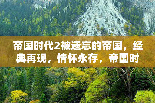 帝国时代2被遗忘的帝国图片