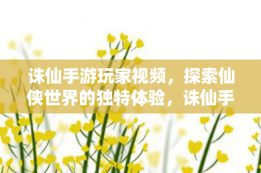 探索仙侠世界的独特体验图片