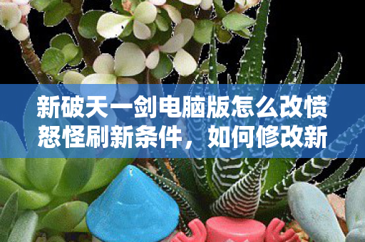 如何修改新破天一剑电脑版愤怒怪刷新条件图片