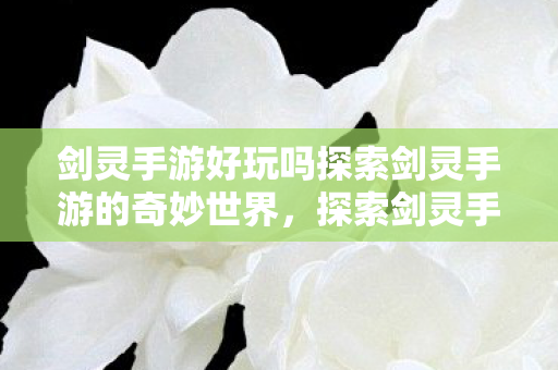 剑灵手游好玩吗探索剑灵手游的奇妙世界图片