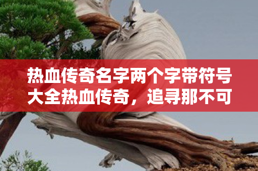 热血传奇名字两个字带符号大全热血传奇图片