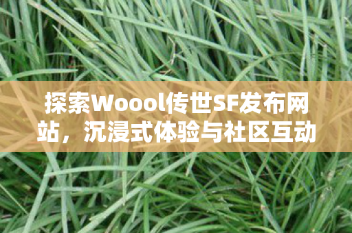 探索Woool传世SF发布网站，沉浸式体验与社区互动的新篇章，Woool传世SF发布网站，开启沉浸式体验与社区互动新篇章