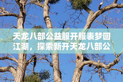 天龙八部公益服开服表梦回江湖,探索新开天龙八部公益服之旅,梦回江湖,探索全新天龙八部公益服之旅 天龙八部公益服开服表梦回江湖,探索新开天龙八部公益服之旅,梦回江湖,探索全新天龙八部公益服之旅