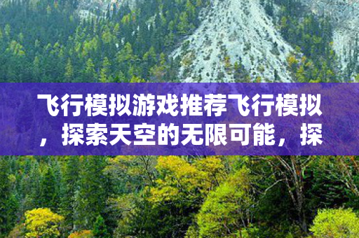飞行模拟游戏推荐飞行模拟，探索天空的无限可能，探索天空，飞行模拟游戏推荐