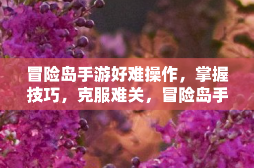 冒险岛手游好难操作图片