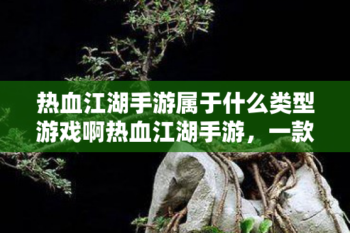 热血江湖手游属于什么类型游戏啊热血江湖手游图片