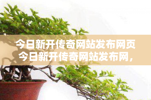 今日新开传奇网站发布网页今日新开传奇网站发布网图片