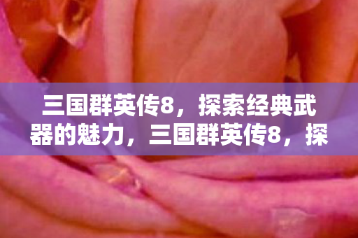 三国群英传8,探索经典武器的魅力,三国群英传8,探索经典武器的独特魅力 三国群英传8,探索经典武器的魅力,三国群英传8,探索经典武器的独特魅力