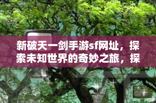 探索新破天一剑手游sf的奇妙之旅图片