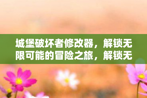 城堡破坏者修改器,解锁无限可能的冒险之旅,解锁无限可能,城堡破坏者修改器助你冒险之旅 城堡破坏者修改器,解锁无限可能的冒险之旅,解锁无限可能,城堡破坏者修改器助你冒险之旅