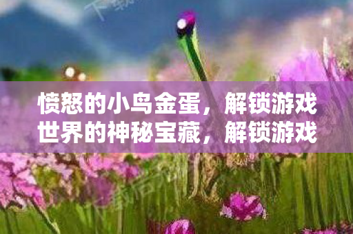 愤怒的小鸟金蛋，解锁游戏世界的神秘宝藏，解锁游戏世界的神秘宝藏，愤怒的小鸟金蛋
