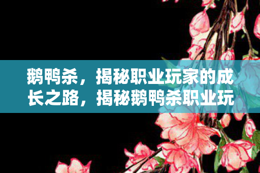 鹅鸭杀，揭秘职业玩家的成长之路，揭秘鹅鸭杀职业玩家的成长之路