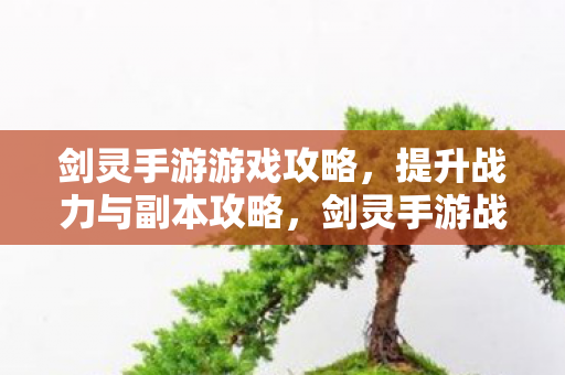 剑灵手游战力提升与副本攻略大全图片