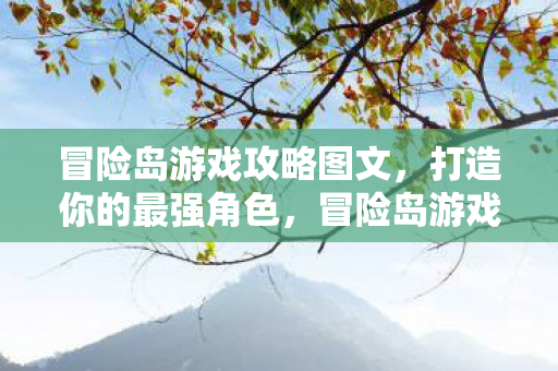 冒险岛游戏攻略图文图片