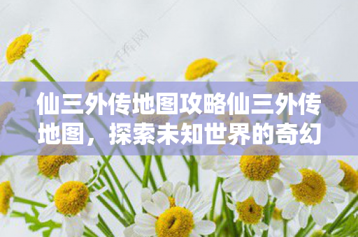 仙三外传地图攻略仙三外传地图，探索未知世界的奇幻之旅，仙三外传地图攻略，探索未知世界的奇幻之旅