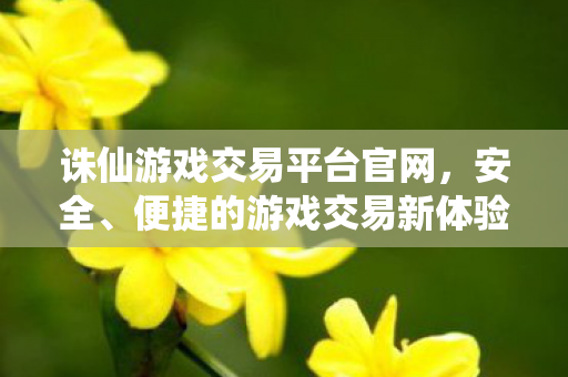 打造安全便捷的游戏交易新体验图片