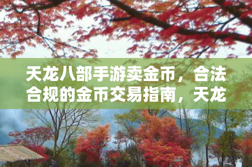 天龙八部手游金币交易指南图片