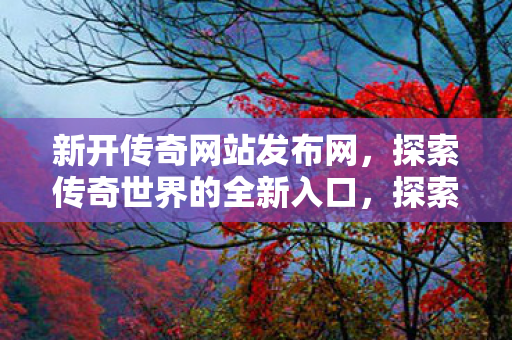 探索传奇世界的全新入口图片