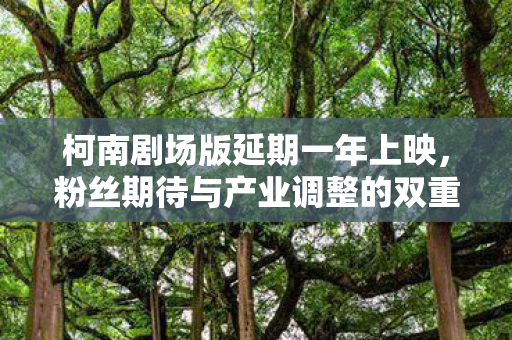 柯南剧场版延期一年上映，粉丝期待与产业调整的双重挑战，柯南剧场版延期一年，粉丝期待与产业调整挑战并存