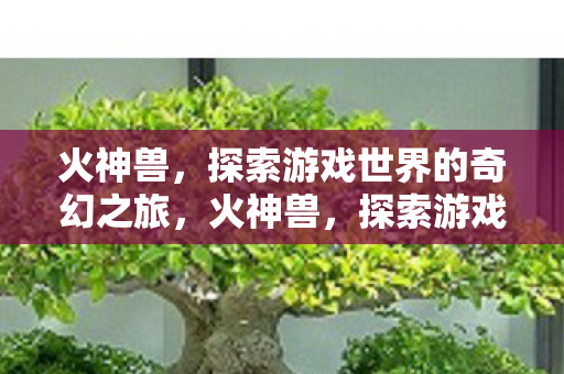 火神兽,探索游戏世界的奇幻之旅,火神兽,探索游戏世界的奇幻之旅 火神兽,探索游戏世界的奇幻之旅,火神兽,探索游戏世界的奇幻之旅