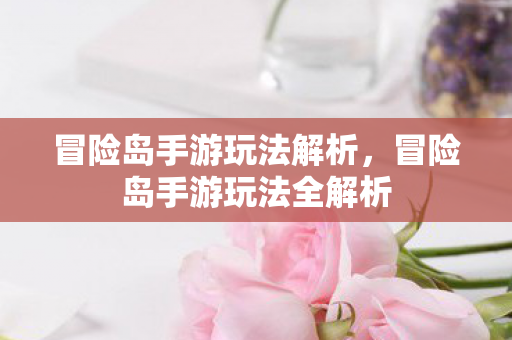 冒险岛手游玩法全解析图片