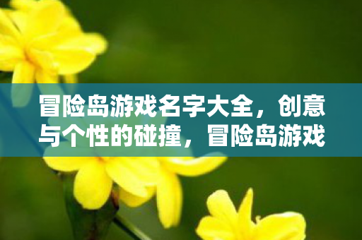 冒险岛游戏名字创意集锦图片