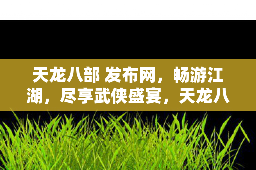 尽享武侠盛宴发布网图片